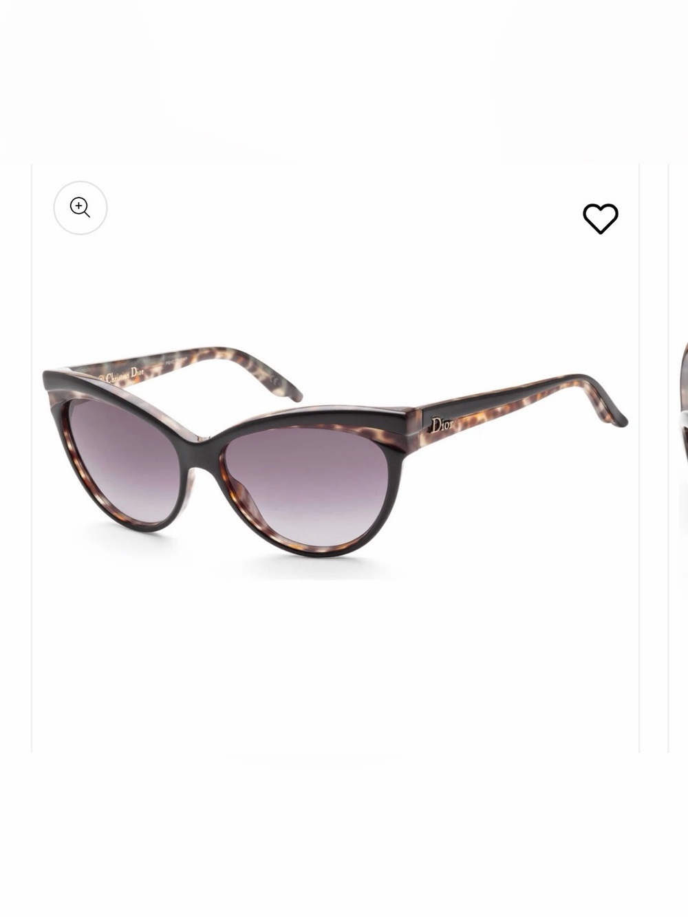 Sauvage Women's Black Sunglasses